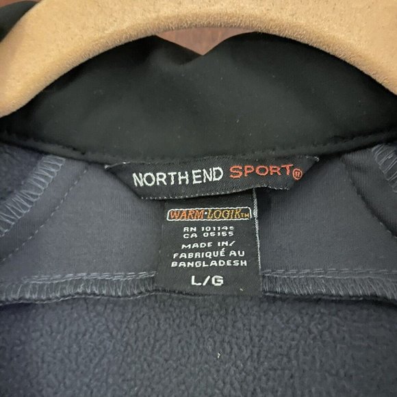 North End Sports Jacket Men’s Large Black Gray Voith Hydro Logik Reflective Warm - Picture 3 of 13
